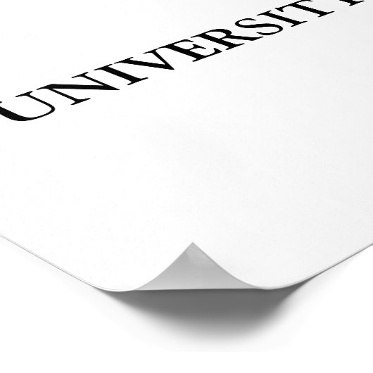 Modern Minimalistisch Afstuderen Mijn volgende hoo Poster (Hoek)