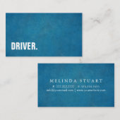 Modern minimalistisch alkboard DRIVER Professional Visitekaartje (Voorkant / Achterkant)