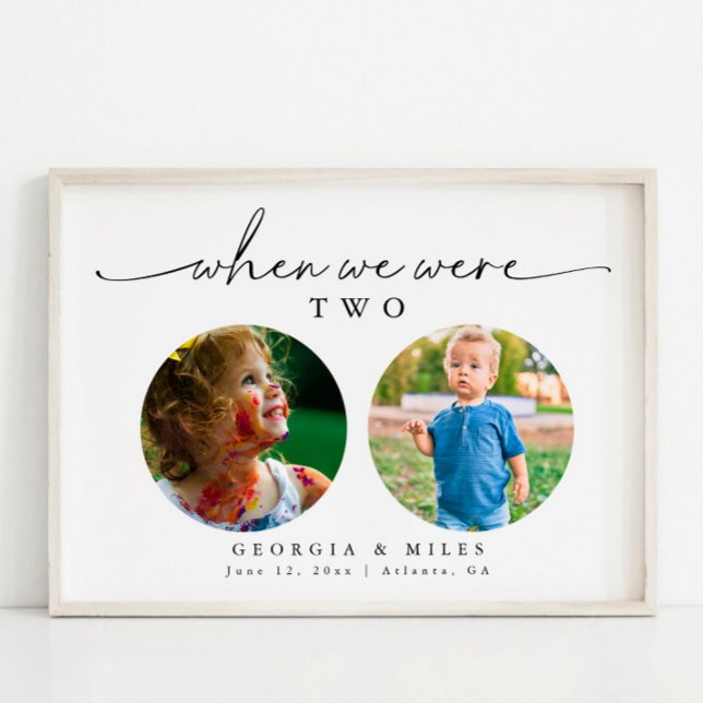 Modern minimalistisch Baby Afbeelding tafelnummer (Creator heeft geüpload)