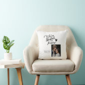 Modern minimalistisch bruiloft kussen (Stoel)