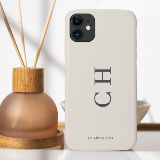 Modern minimalistisch Case-Mate iPhone case