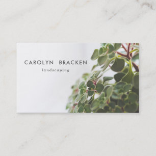 Modern minimalistisch creatief Plant   Landschapso Visitekaartje