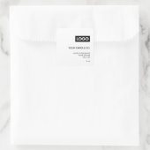 Modern Minimalistisch Custom Logo Candle Label (Tas)