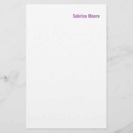 Modern Minimalistisch Eenvoudig Professioneel Briefpapier (Voorkant)