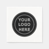 Modern, Minimalistisch, Elegant & aanpasbaar Papie Servet (Voorkant)