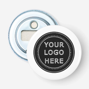 Modern, minimalistisch, elegant & bewerkbaar papie button flesopener