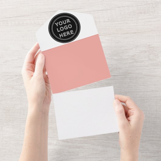 Modern, minimalistisch, elegant en  all in one uitnodiging (Afscheurbaar)