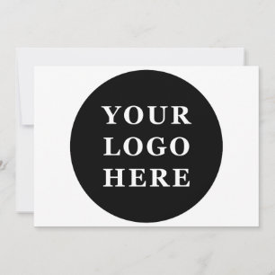 Modern, minimalistisch, elegant en  bedankkaart