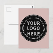 Modern, minimalistisch, elegant en  briefkaart (Voorkant / Achterkant)