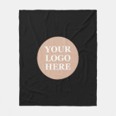 Modern, minimalistisch, elegant en  fleece deken (Voorkant)