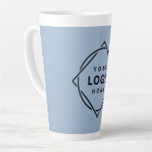 Modern, minimalistisch, elegant en  latte mok (Linkerhoek)