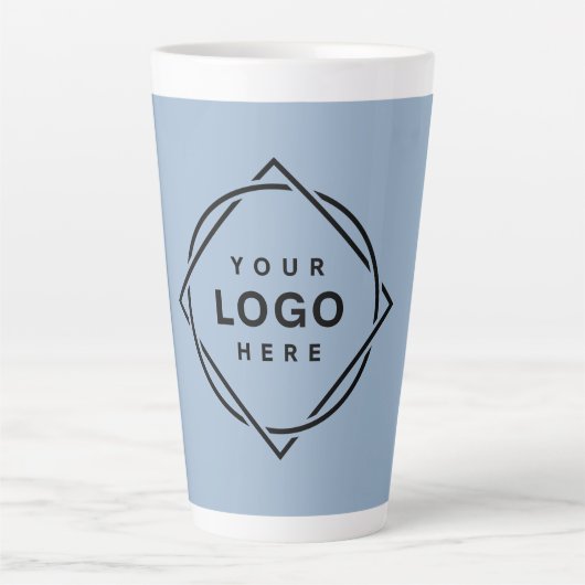 Modern, minimalistisch, elegant en  latte mok (Voorkant)