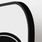 Modern, minimalistisch, elegant en  pickleball paddle (Links Detail)