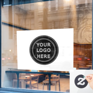 Modern, minimalistisch, elegant en  raamsticker