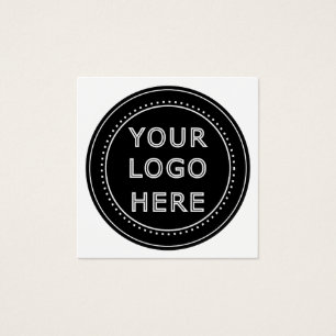 Modern, minimalistisch, elegant en vierkante visitekaartjes