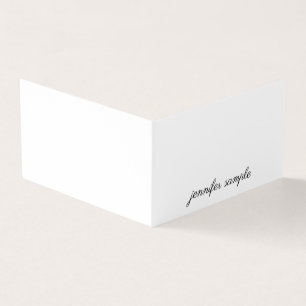 Modern minimalistisch elegant handgeschreven scrip visitekaartjes