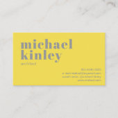 Modern minimalistisch elegant professioneel netwer visitekaartje (Voorkant)