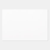 Modern, minimalistisch en elegant inpakpapier vel (Voorkant 3)