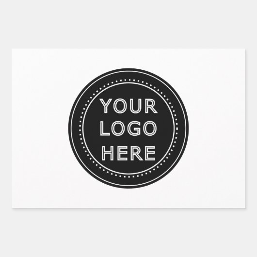 Modern, minimalistisch en elegant inpakpapier vel (Voorkant)