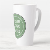 Modern, minimalistisch en elegant latte mok (Rechterhoek)