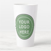 Modern, minimalistisch en elegant latte mok (Voorkant)