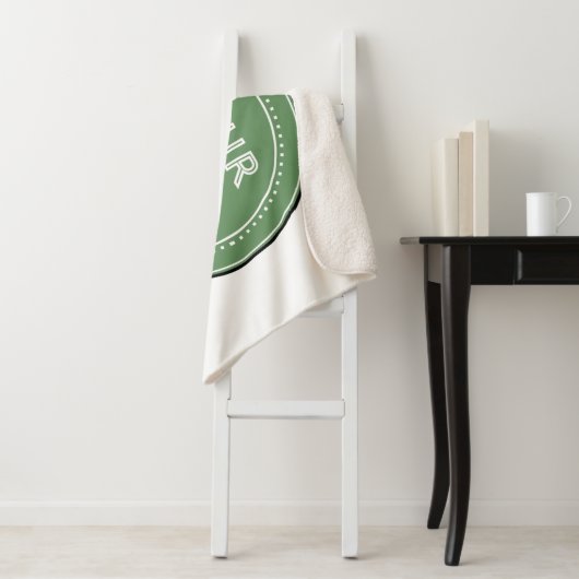 Modern, minimalistisch en elegant sherpa deken (In situ)