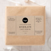 Modern minimalistisch Face Serum Label (Insitu)