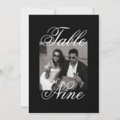 Modern minimalistisch foto-weddenschap kaart (Voorkant)