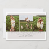 Modern Minimalistisch Gelukkig Nieuwjaar over de h Feestdagenkaart (Achterkant)