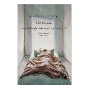 Modern minimalistisch gezellig citaat perfect poster