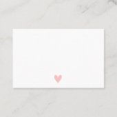 Modern minimalistisch goudglitter Gift-certificaat Visitekaartje (Achterkant)