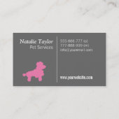 Modern, minimalistisch, grijs, internetservices visitekaartje (Achterkant)