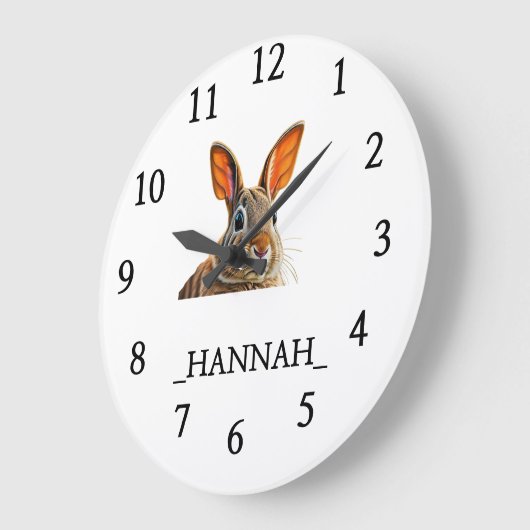 Modern minimalistisch grote klok (Hoek)