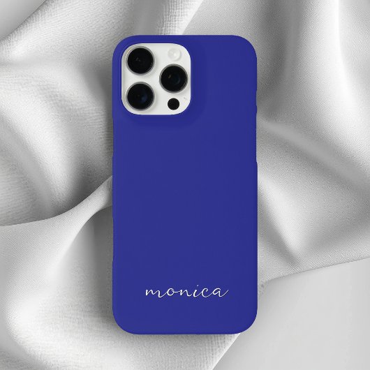 Modern minimalistisch handgeschreven script Deep B Case-Mate iPhone Case