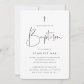 Modern minimalistisch handgeschreven script handsc kaart (Voorkant)