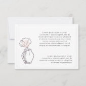 Modern, minimalistisch Hartelijk dank Notitiekaartje (Achterkant)