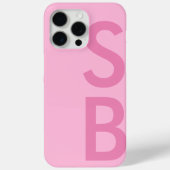 Modern Minimalistisch Initiaal Monogram Case-Mate iPhone Case (Achterkant)