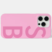 Modern Minimalistisch Initiaal Monogram Case-Mate iPhone Case (Achterkant (horizontaal))