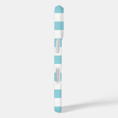 Modern Minimalistisch Initiaal Monogram Case-Mate iPhone Case (Achterkant / Rechts)