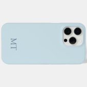 Modern Minimalistisch Initiaal Monogram Case-Mate iPhone Case (Achterkant (horizontaal))