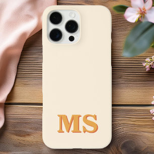 Modern Minimalistisch Initiaal Monogram iPhone 16 Pro Max Hoesje