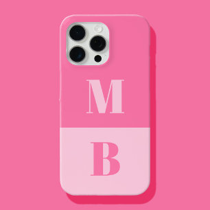 Modern Minimalistisch Initiaal Monogram iPhone 15 Pro Max Hoesje