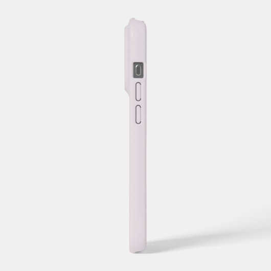 Modern Minimalistisch Initiaal Roze Monogram iPhone Hoesje (Linkerkant)