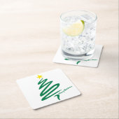 Modern minimalistisch kerstboom Onderzetter (Insitu)