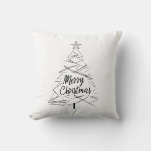 Modern minimalistisch kerstboom Sierkussen