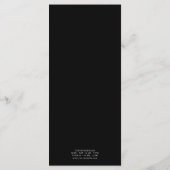 Modern Minimalistisch Koffiezaak Menu (Achterkant)