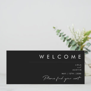 Modern minimalistisch   Koptekst voor zwarte-stoel