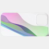 Modern minimalistisch kunstgolfpatroon Case-Mate iPhone case (Achterkant (horizontaal))