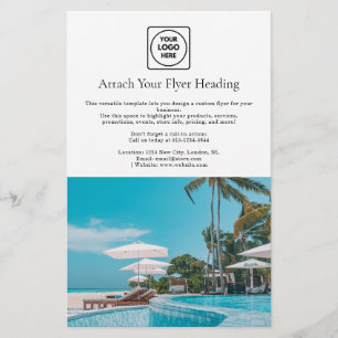 Modern Minimalistisch Logo Schoon Zakelijk Brand Flyer