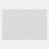 Modern minimalistisch Lotus Flower Pattern Inpakpapier Vel (Voorkant 2)